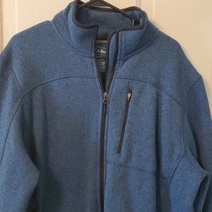 LL Bean Full Zip Sweater Fleece Jacket